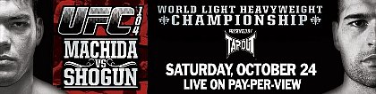 UFCR 104: Machida vs. Shogun World Light Heavyweight Championship