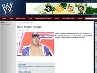 WWE: Inside WWE > News > Trevor Murdoch released